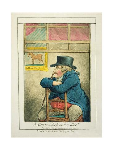 Giclee Print: A Standing-Dish at Boodles, Published by Hannah Humphrey, 1800 by James Gillray: 24x18in