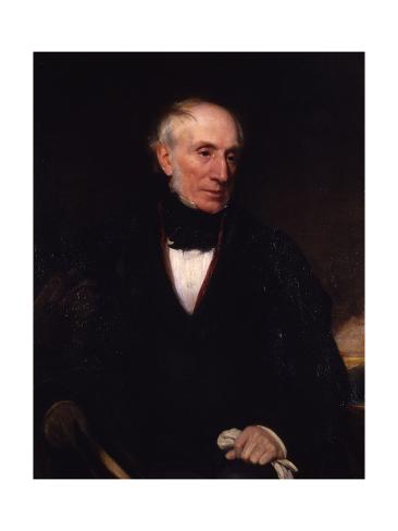 Giclee Print: William Wordsworth, 1840 by Henry William Pickersgill: 24x18in