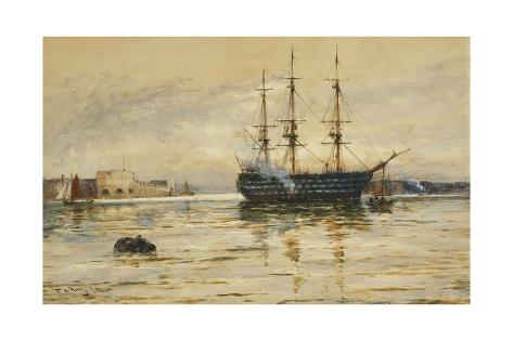 Giclee Print: Portsmouth by Thomas Bush Hardy: 24x16in