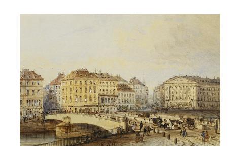 Giclee Print: Ferdinandbrucke by Rudolph von Alt: 24x16in