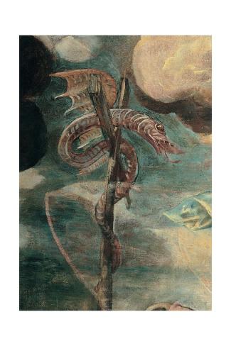 Art Print: Brazen Serpent by Tintoretto: 24x16in