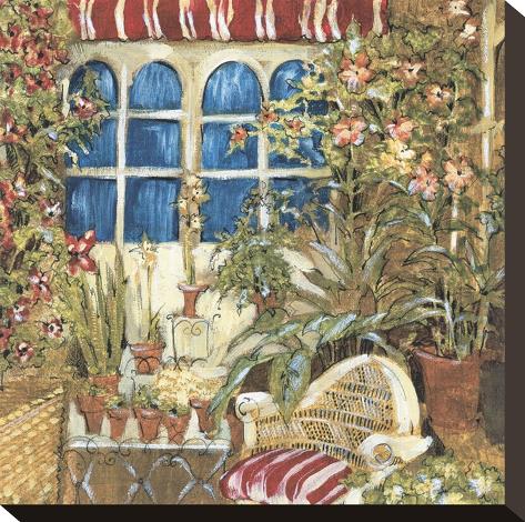 Stretched Canvas Print: Cozy Corner II by Elizabeth Jardine: 12x12in