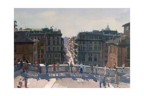 Giclee Print: Piazza di Spagna by Richard Foster: 24x16in