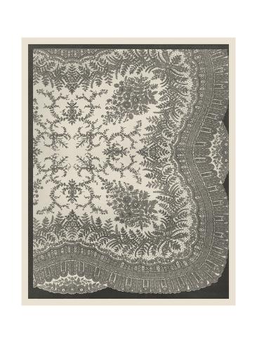 Art Print: Vintage Lace IV by J.B. Waring: 16x12in