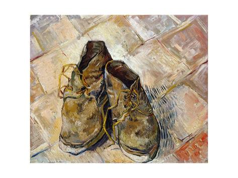 Giclee Print: Shoes by Vincent van Gogh : 16x12in