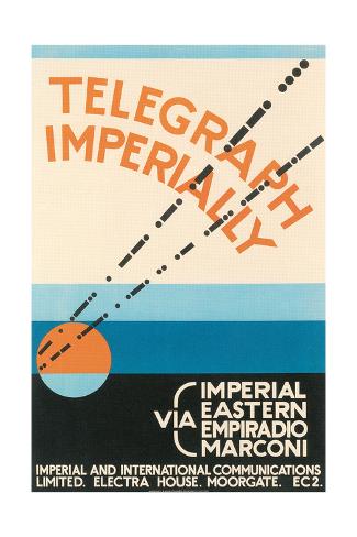 Art Print: Telegraph Imperially: 24x16in