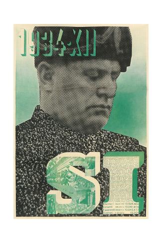 Art Print: Yes to Mussolini, 1934: 24x16in