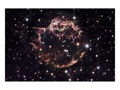 Art Print: NASA - Supernova Remnant Cassiopeia A: 9x12in