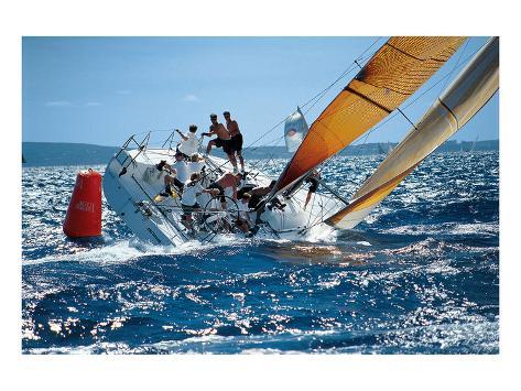 Art Print: Racing the Wind: 30x40in