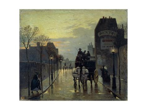 Giclee Print: The Clichy Barrier, 1866 by Guido Ferrari: 24x18in