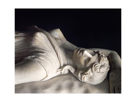 Giclee Print: Marble Statue of Dead Amazon, Roman Copy of Pergamon School Original: 24x18in