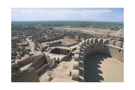 Giclee Print: Iran, Kerman, Bam Citadel, before Being Damaged by Earthquake of 26th December, 2003: 24x16in