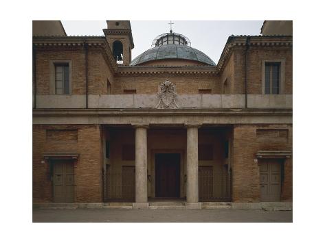 Giclee Print: Facade of Church of Santa Cristina, Cesena, Emilia-Romagna, Italy: 24x18in