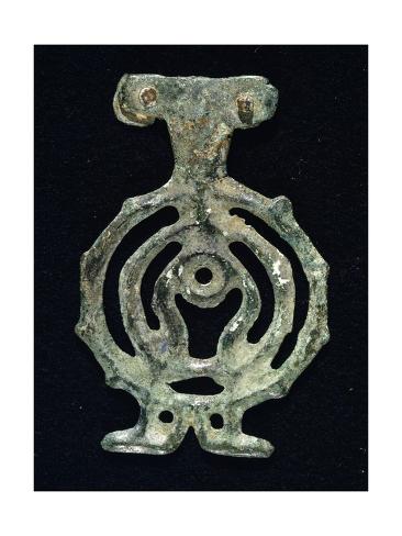 Giclee Print: Small Bronze Votive Offering Found in Umbria, Italy, Bronze Age, 10th Century BC: 24x18in