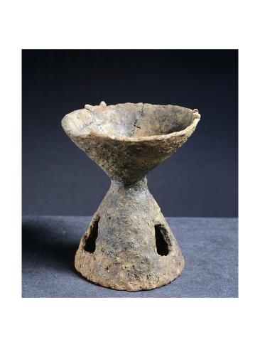 Giclee Print: Ceramic Incense Burner, Poland, Lusatian Culture, 7th-5th Century BC: 24x18in