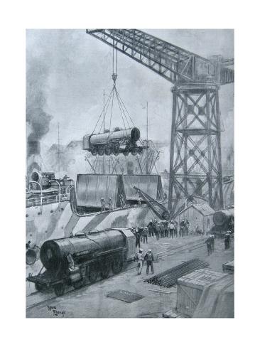 Giclee Print: Locomotives, 1914-18 by Henri Rudaux: 24x18in