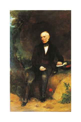 Giclee Print: Portrait of William Wordsworth: 24x16in