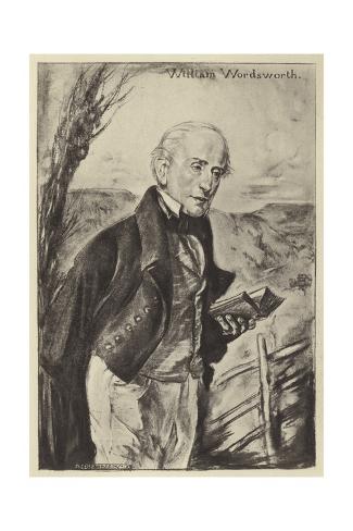 Giclee Print: William Wordsworth, English Poet: 24x16in