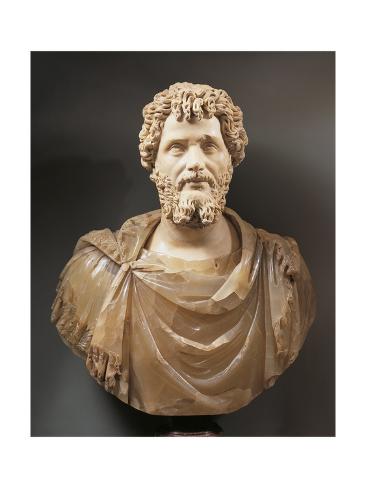 Giclee Print: Bust of Emperor Septimius Severus: 24x18in