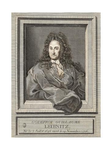 Giclee Print: Portrait of Gottfried Wilhelm Leibniz: 24x18in