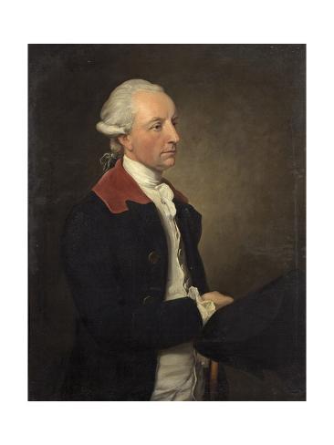 Giclee Print: Admiral Lord Rodney, C.1768: 24x18in