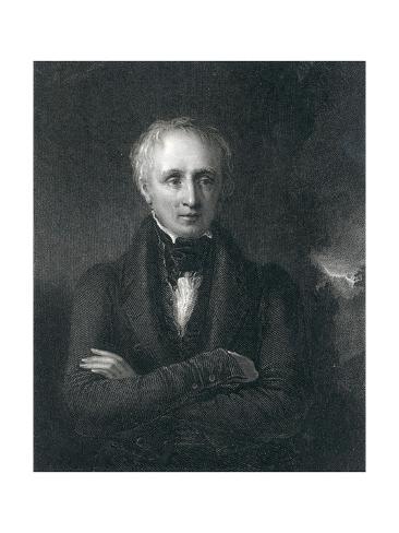 Giclee Print: William Wordsworth, 19th Century: 24x18in