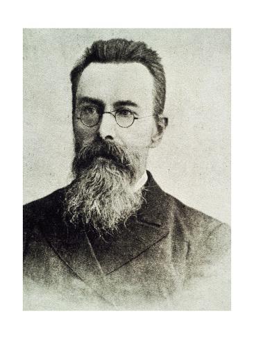 Giclee Print: Portrait of Nikolai Andreyevich Rimsky-Korsakov: 24x18in