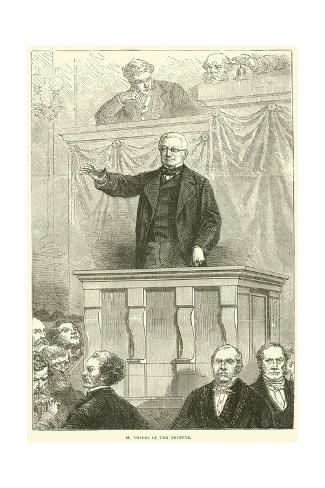 Giclee Print: M Thiers in the Tribune, 1871: 24x16in