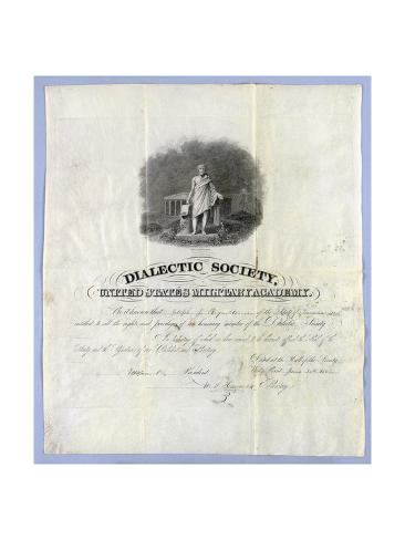 Giclee Print: Document Signed by Ulysses S. Grant, 1843: 24x18in