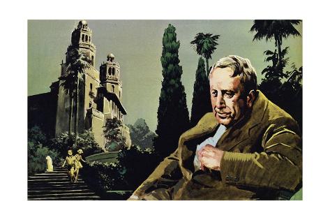 Giclee Print: Hearst Built a Massive, Extravagant House at San Simeon: 24x16in