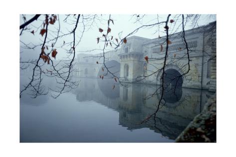 Giclee Print: Blenheim Palace, Oxfordshire, C.1705-24 Century Bridge over the Lake: 24x16in