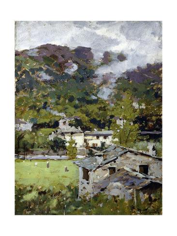 Giclee Print: In the Mountains after the Storm by Enrico Reycend: 24x18in