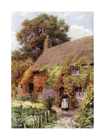 Giclee Print: Granny's Cottage, Henley Common, Near Midhurst, Sussex by Alfred Robert Quinton: 24x18in