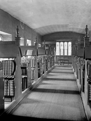 Photographic Print: Old Library, Trinity Hall, University of Cambridge by Frederick Henry Evans: 24x18in