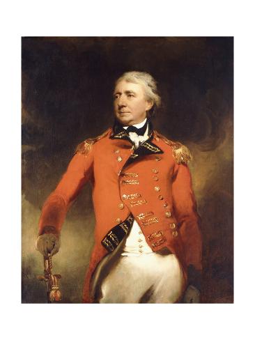 Giclee Print: Portrait of General James Stuart Standing Three-Quarter Length by Thomas Lawrence: 24x18in