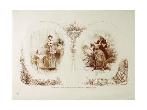 Giclee Print: France, Paris, Illustration from Paris Illustre from Opera Manon by Jules Massenet: 24x18in