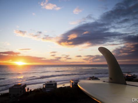 Photographic Print: The Scenes of California's Surfing Lifestyle by Daniel Kuras: 24x18in