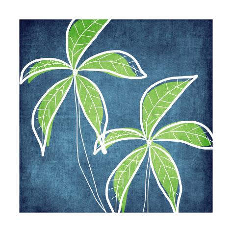 Art Print: Palm Trees by Linda Woods: 16x16in