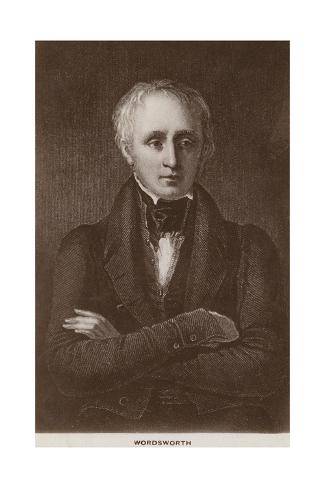 Giclee Print: William Wordsworth: 24x16in