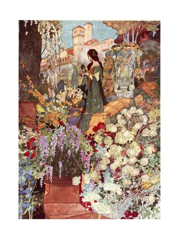 Giclee Print: The Sensitive Plant, Robinson by Charles Robinson: 24x18in