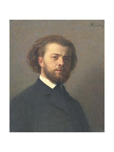 Giclee Print: Self Portrait, 1867 by Henri Fantin-Latour : 24x18in