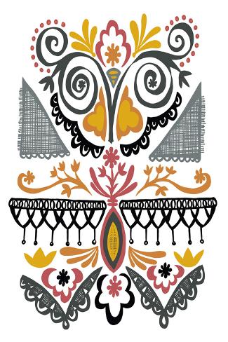 Giclee Print: Folk Dreams IV by Callie Crosby and Rebecca Daw: 36x24in
