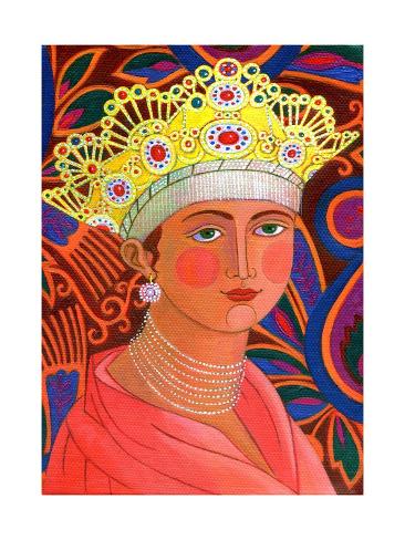 Giclee Print: Russian Princess by Jane Tattersfield: 24x18in