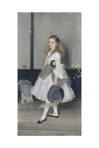 Giclee Print: Harmony in Grey and Green: Miss Cicely Alexander by James Abbott McNeill Whistler: 24x16in