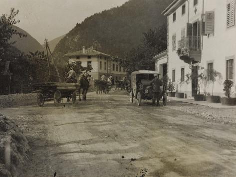 Photographic Print: Lok Hospital in the Valley of the Natisone During the First World War by Luigi Verdi: 24x18in