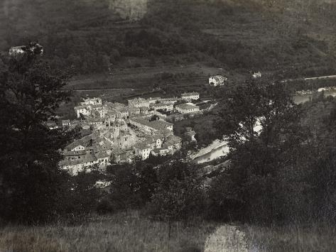 Photographic Print: View of Canale During the First World War by Luigi Verdi: 24x18in