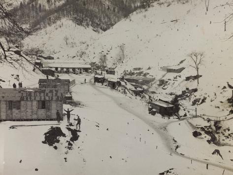 Photographic Print: Military Barracks in the Valley Doblar During the First World War by Luigi Verdi: 24x18in