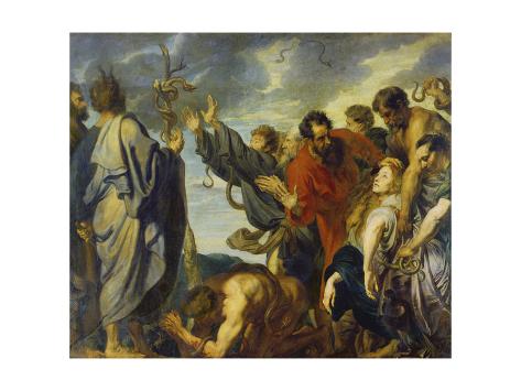 Giclee Print: The Brazen Serpent, 1618-20 by Sir Anthony Van Dyck: 24x18in