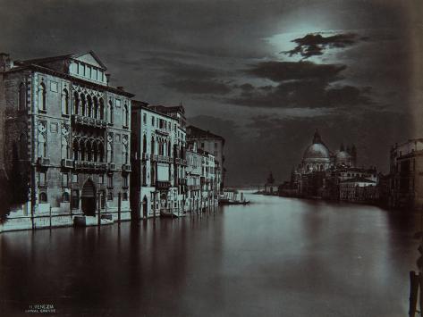 Photographic Print: Venezia: Canal Grande, No, 11, 1870-80 by Carlo Maratti: 24x18in