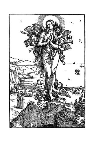 Giclee Print: Ascension of Maria Magdalena, 1507-1510 by Albrecht Durer: 24x16in